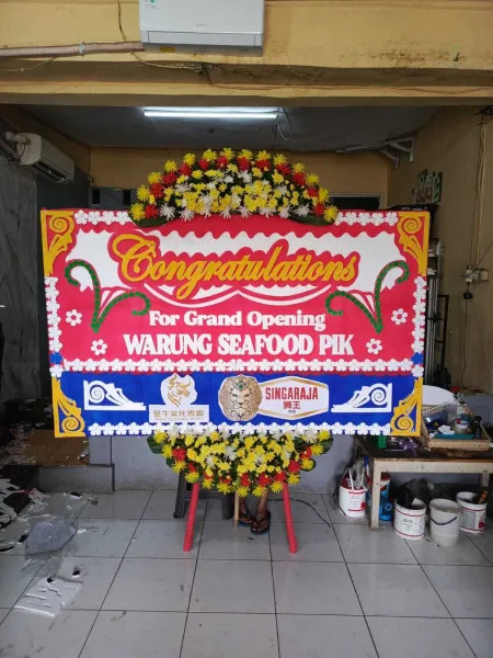 Papan Bunga Ucapan Selamat Petukangan Utara